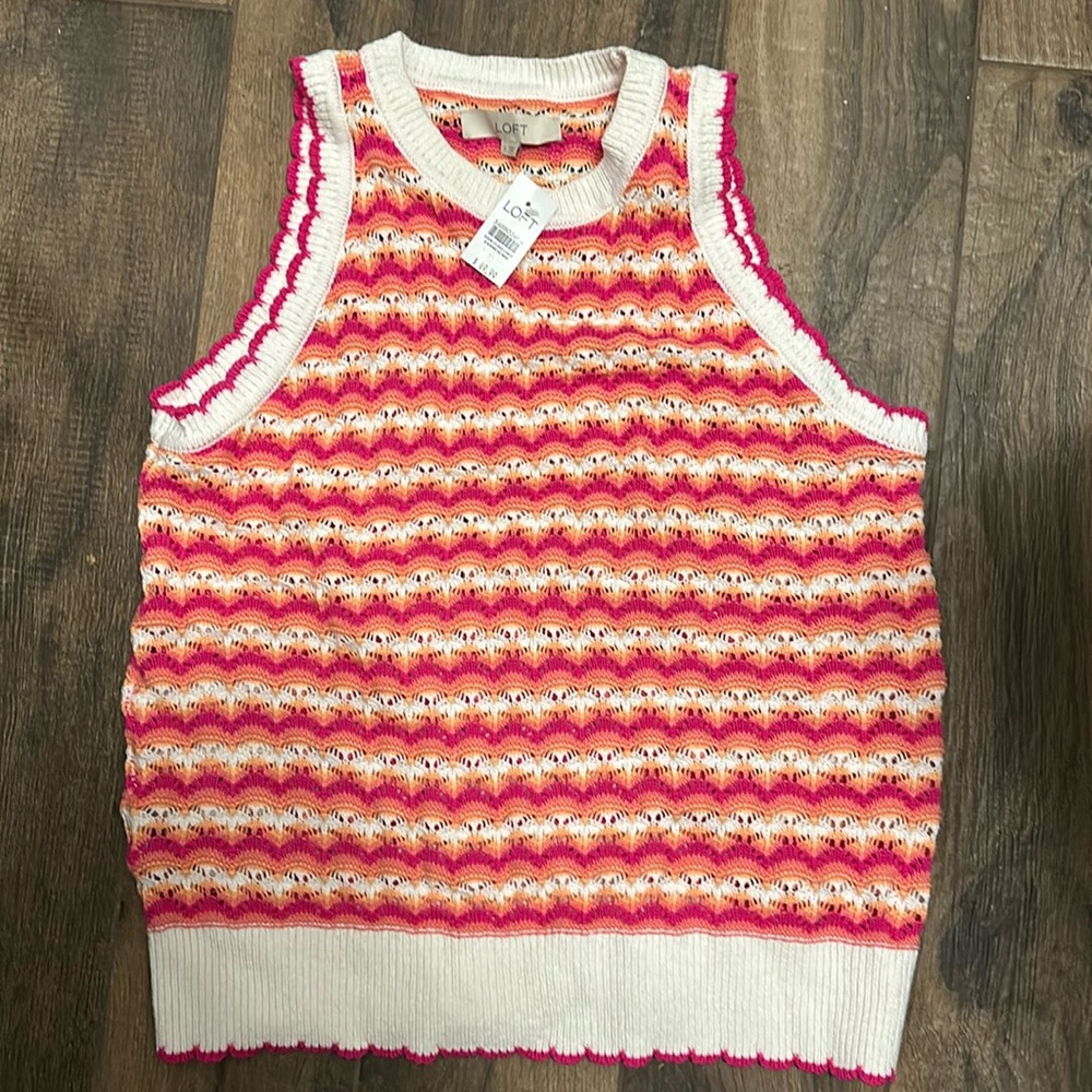 Loft Crocheted Tank Top